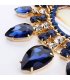 SET248 - Blue elegant Short para jewelry set